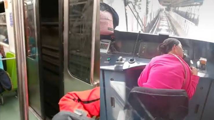 Video: CAPTAN A OPERADORA DEL METRO DE CDMX DURMIENDO EN LA CABINA - Jorge  Castro Digital