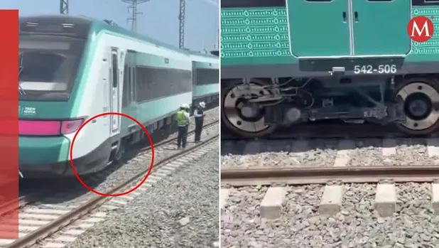 SE DESCARRILA TREN MAYA RUMBO A CANCÚN; NO SE REPORTAN LESIONADOS